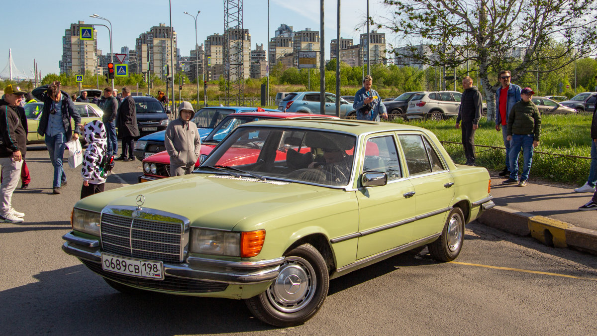 Санкт-Петербург, № О 689 СВ 198 — Mercedes-Benz (W116) '72-80; Санкт-Петербург — "Международный транспортный фестиваль "SPb TransportFest 2023"