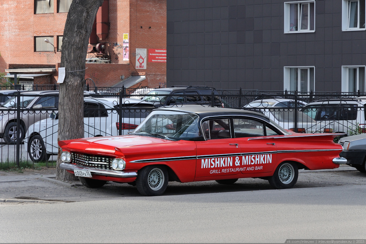 Новосибирская область, № О 003 РА 55 — Chevrolet Impala (2G) '59-60