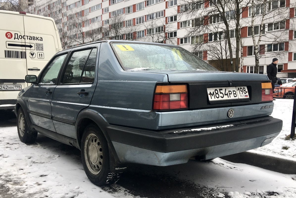 Санкт-Петербург, № М 854 РВ 198 — Volkswagen Jetta Mk2 (Typ 16) '84-92