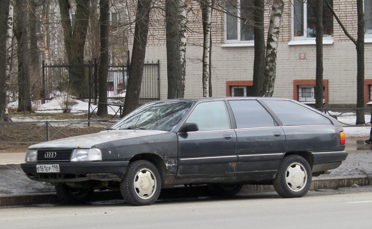 Санкт-Петербург, № В 161 ЕР 198 — Audi 100 (C3) '82-91