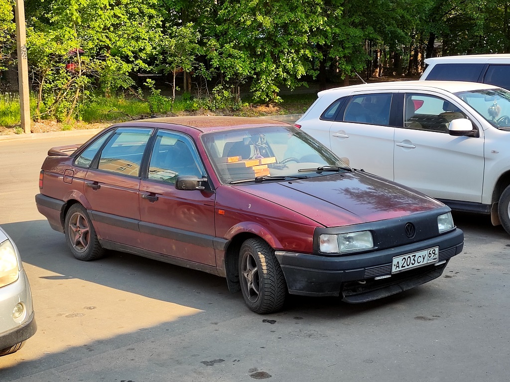 Тверская область, № А 203 СУ 69 — Volkswagen Passat (B3) '88-93