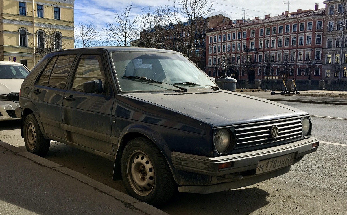 Ленинградская область, № М 178 ОХ 47 — Volkswagen Golf (Typ 19) '83-92