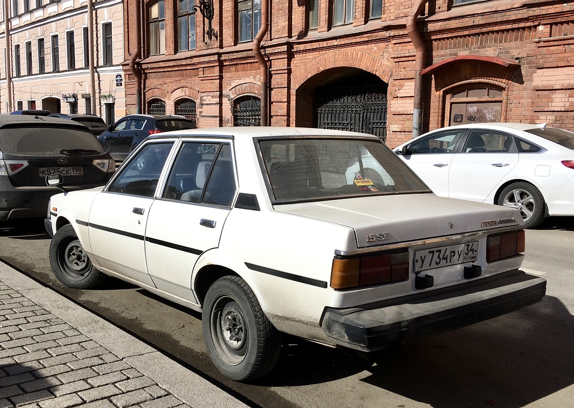 Волгоградская область, № У 734 РУ 34 — Toyota Corolla (E70) '79-87