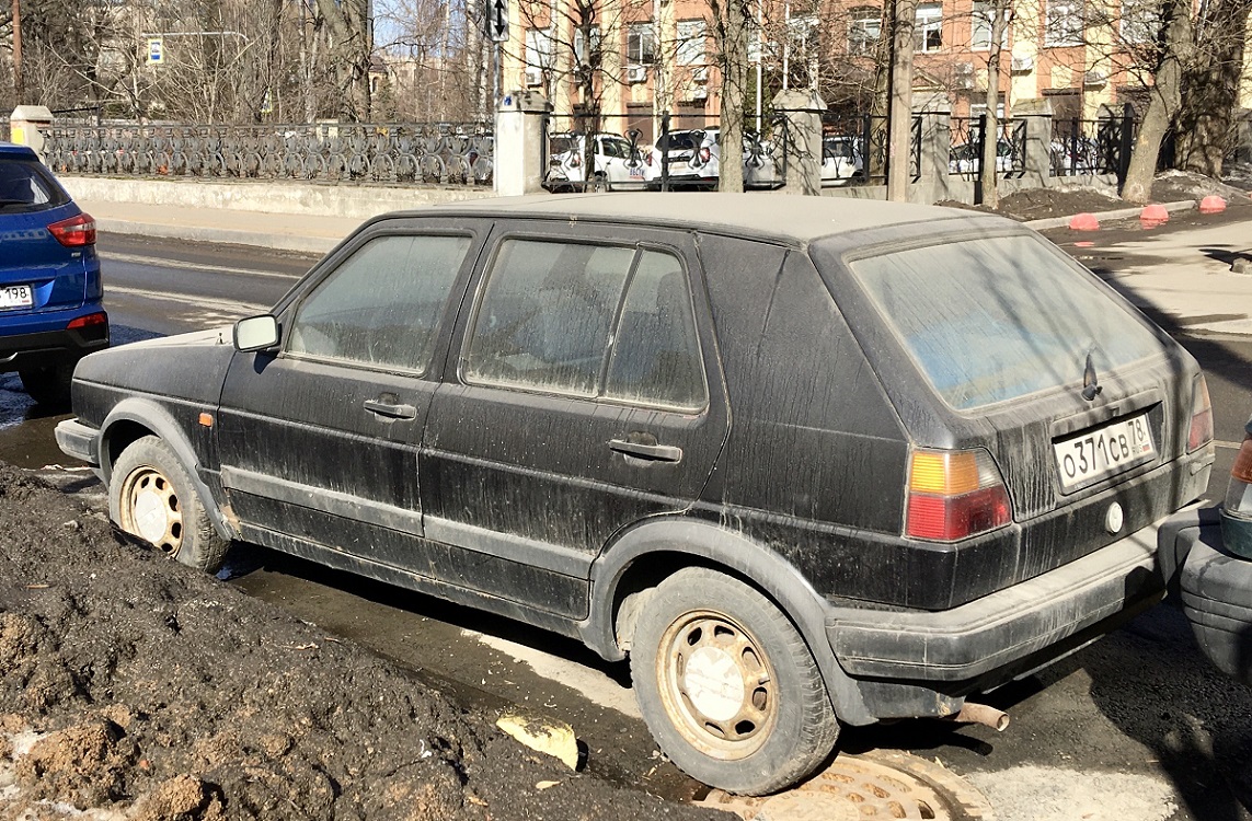 Санкт-Петербург, № О 371 СВ 78 — Volkswagen Golf (Typ 19) '83-92