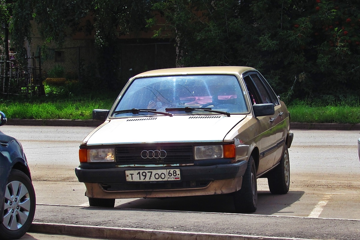 Тамбовская область, № Т 197 ОО 68 — Audi 80 (B2) '78-86