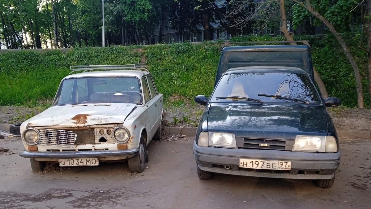 Москва, № Ш 1034 МО — ВАЗ-21011 '74-83; Москва, № Н 197 ВЕ 97 — Иж-2717 Ода версия '97-05