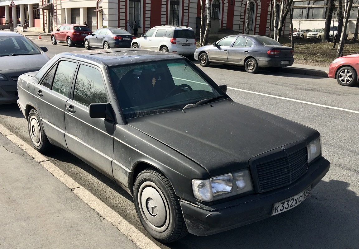 Санкт-Петербург, № К 332 ХС 178 — Mercedes-Benz (W201) '82-93