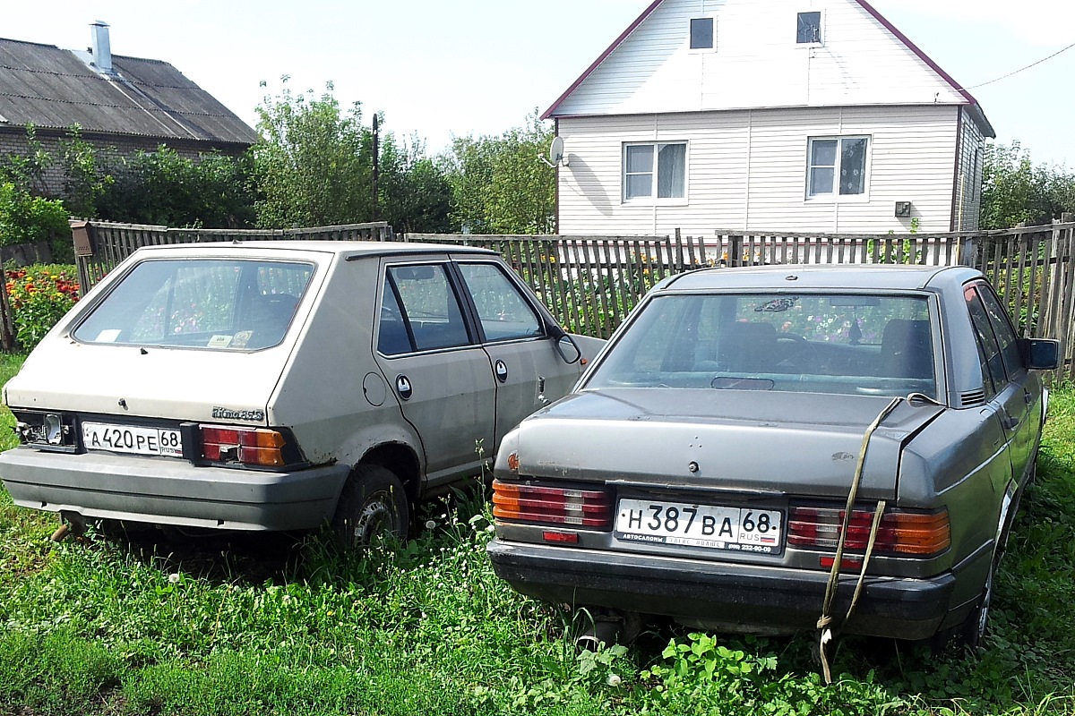 Тамбовская область, № Н 387 ВА 68 — Mercedes-Benz (W201) '82-93