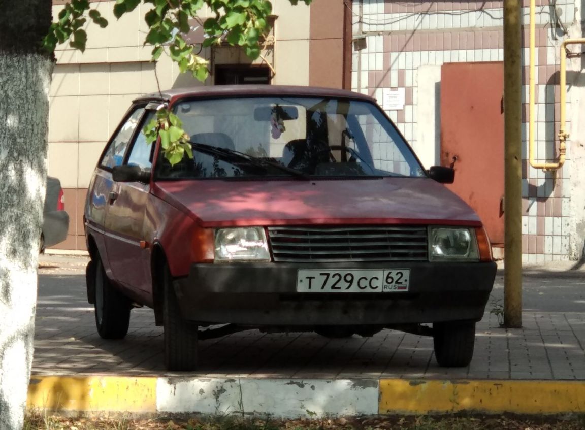 Рязанская область, № Т 729 СС 62 — ЗАЗ-1102 Таврия '87-07