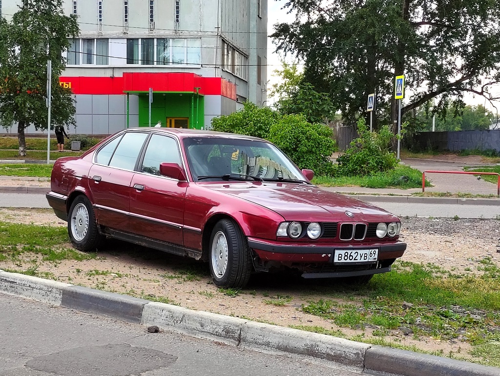 Тверская область, № В 862 УВ 69 — BMW 5 Series (E34) '87-96