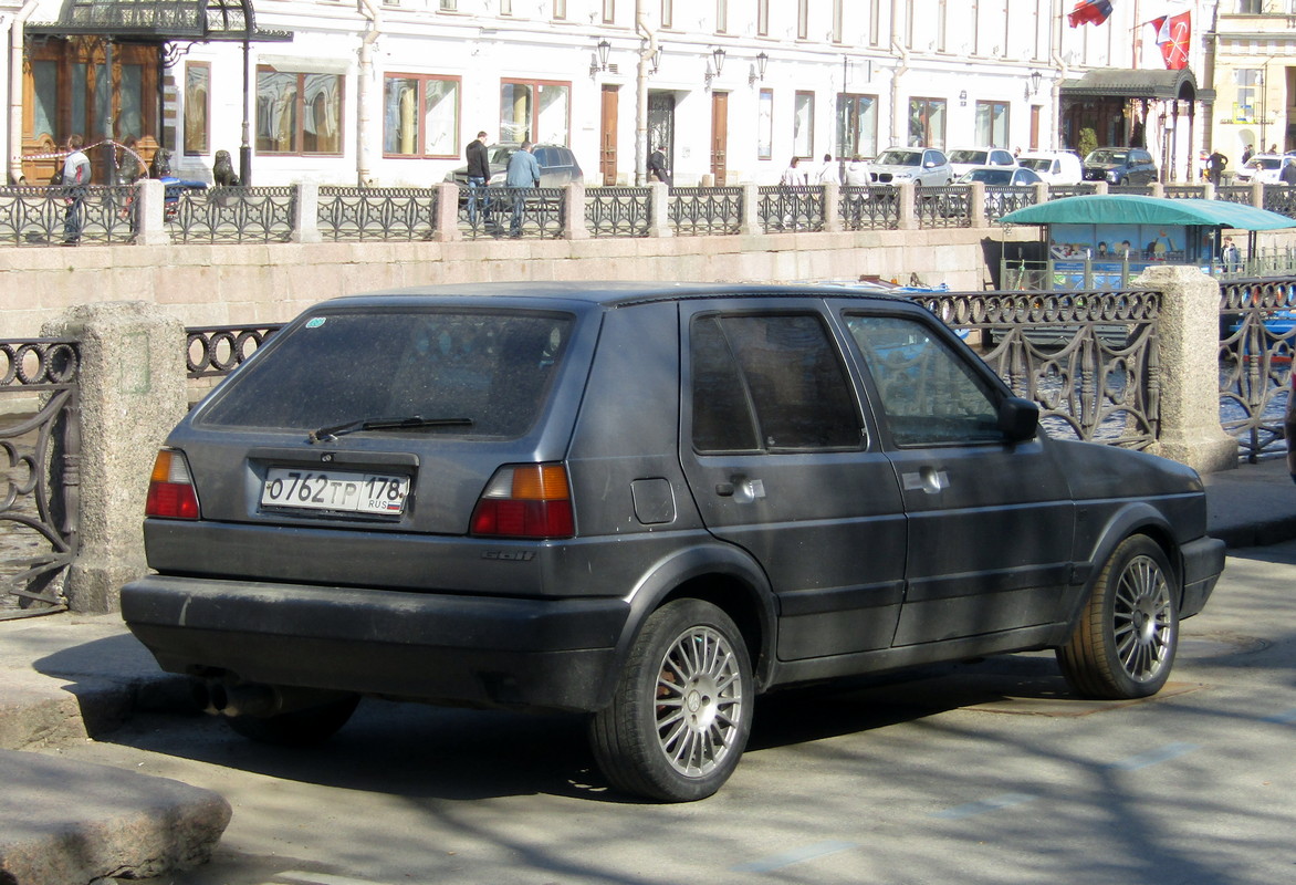 Санкт-Петербург, № О 762 ТР 178 — Volkswagen Golf (Typ 19) '83-92