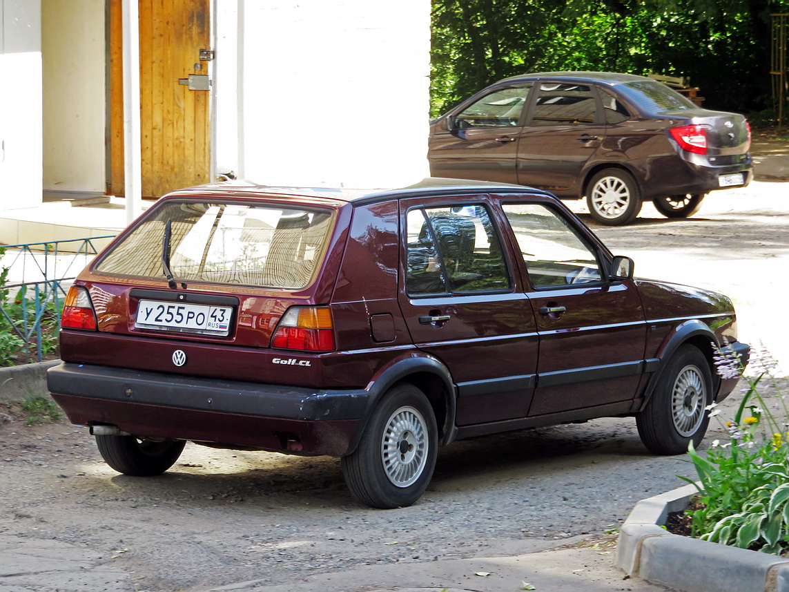 Кировская область, № У 255 РО 43 — Volkswagen Golf (Typ 19) '83-92
