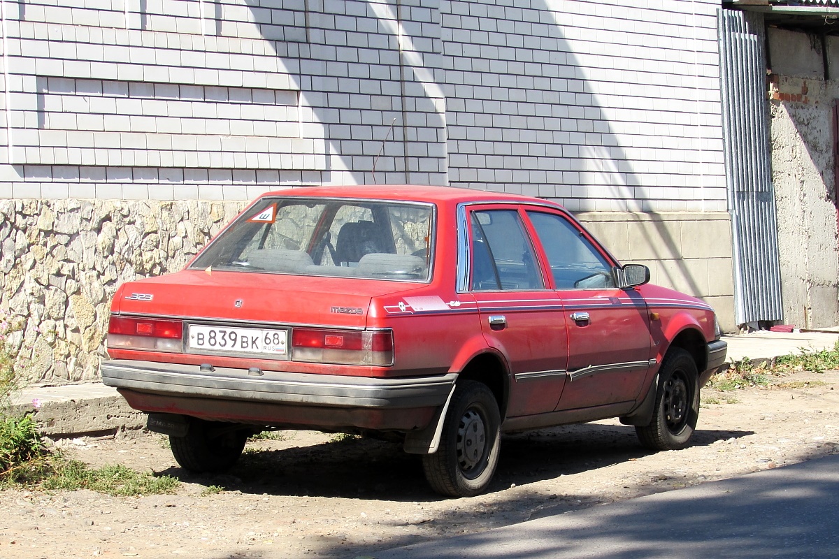 Тамбовская область, № В 839 ВК 68 — Mazda 323 (BF) '86-94