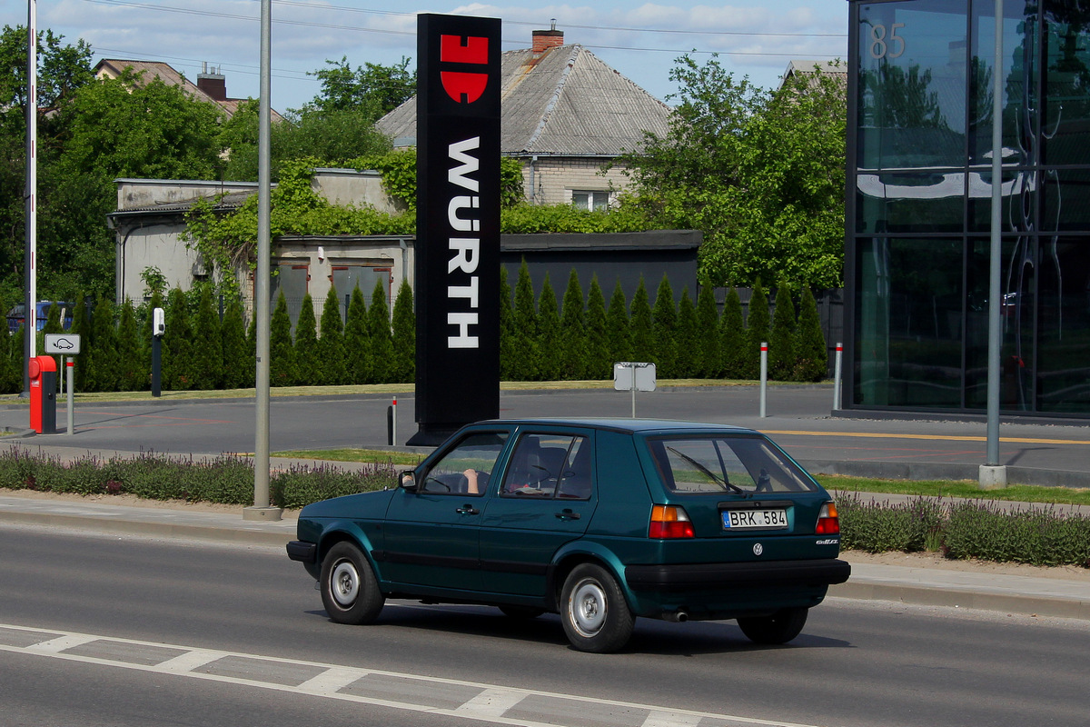 Литва, № BRK 584 — Volkswagen Golf (Typ 19) '83-92