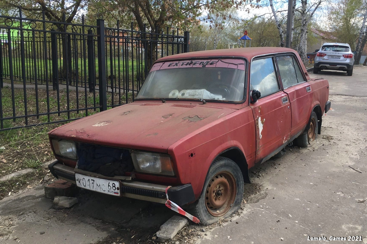 Тамбовская область, № К 017 МС 68 — ВАЗ-2105 '80-88