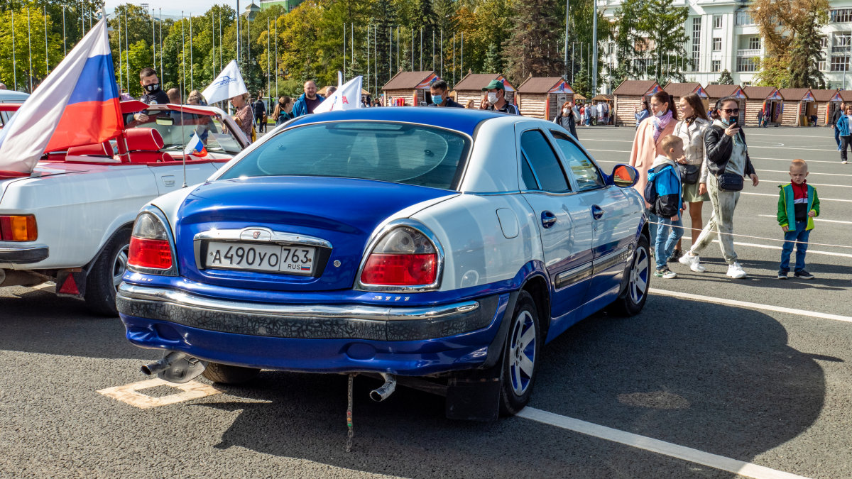 Самарская область, № А 490 УО 763 — ГАЗ-3111 '00-04; Самарская область — Ретро-парад в честь Дня Города 12 сентября 2021 г.