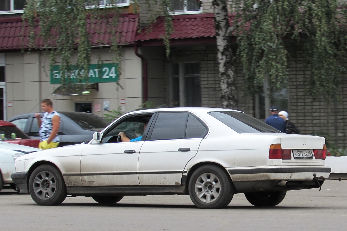 Тамбовская область, № К 572 ХВ 68 — BMW 5 Series (E34) '87-96