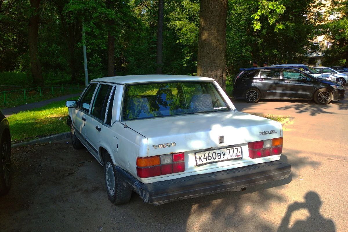 Москва, № К 460 ВУ 777 — Volvo 740 '84-92