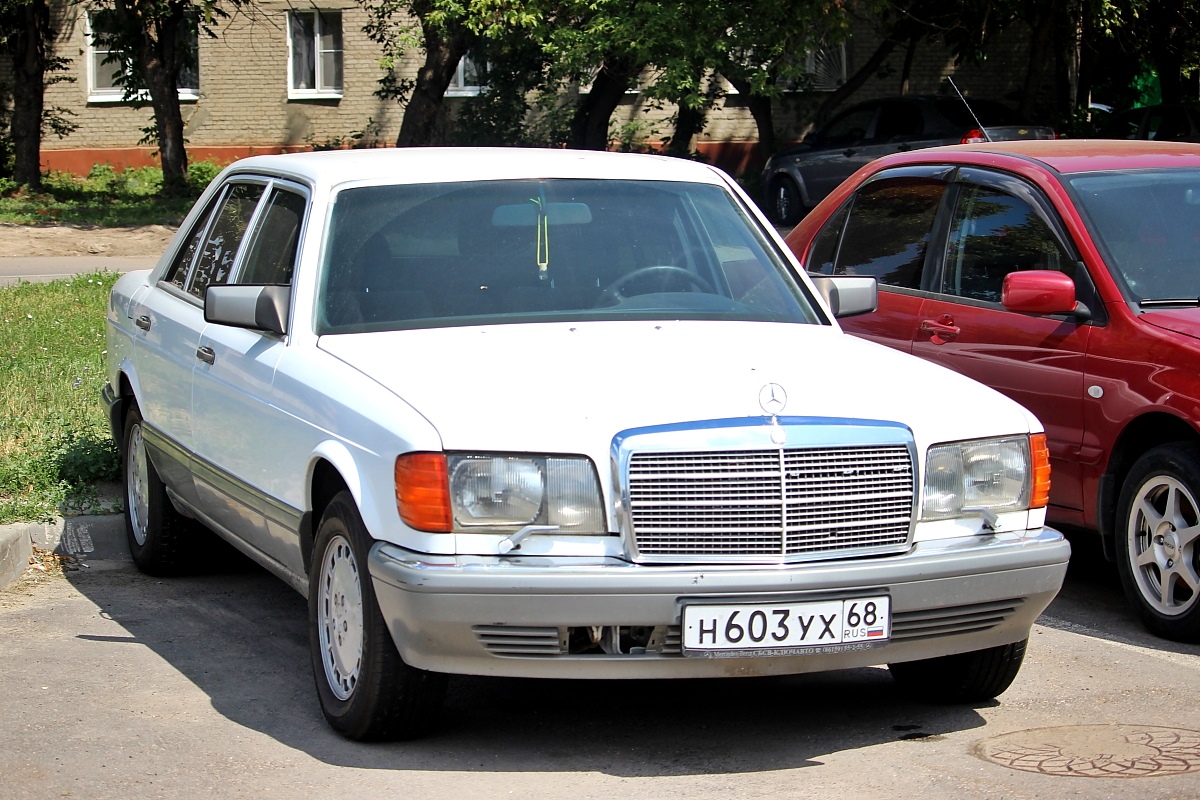 Тамбовская область, № Н 603 УХ 68 — Mercedes-Benz (W126) '79-91