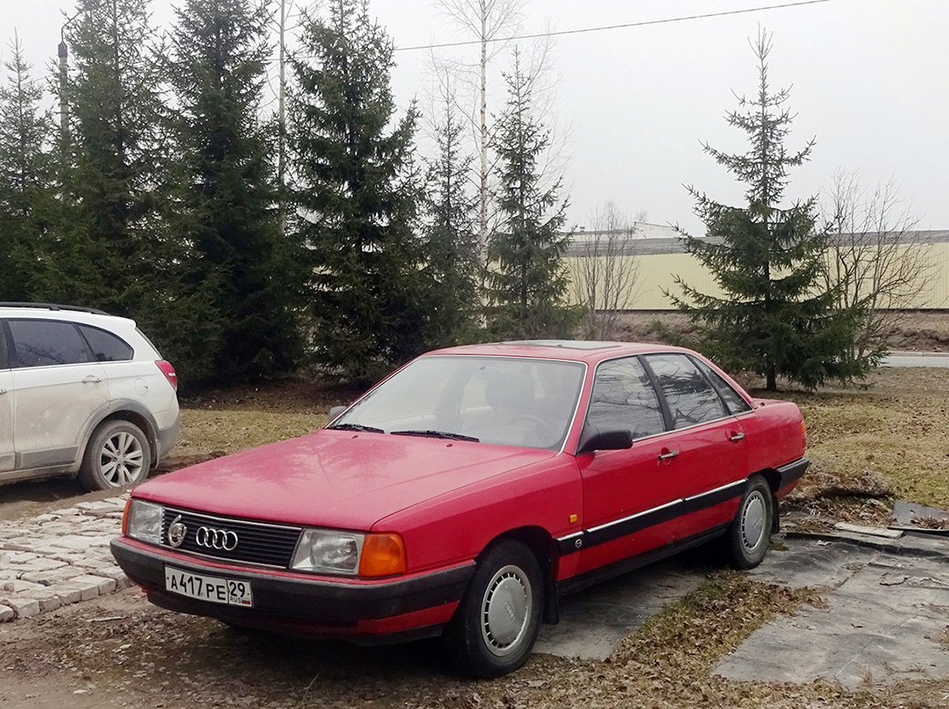 Архангельская область, № А 417 РЕ 29 — Audi 100 (C3) '82-91