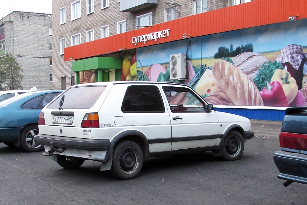 Тамбовская область, № А 213 ТМ 68 — Volkswagen Golf (Typ 19) '83-92