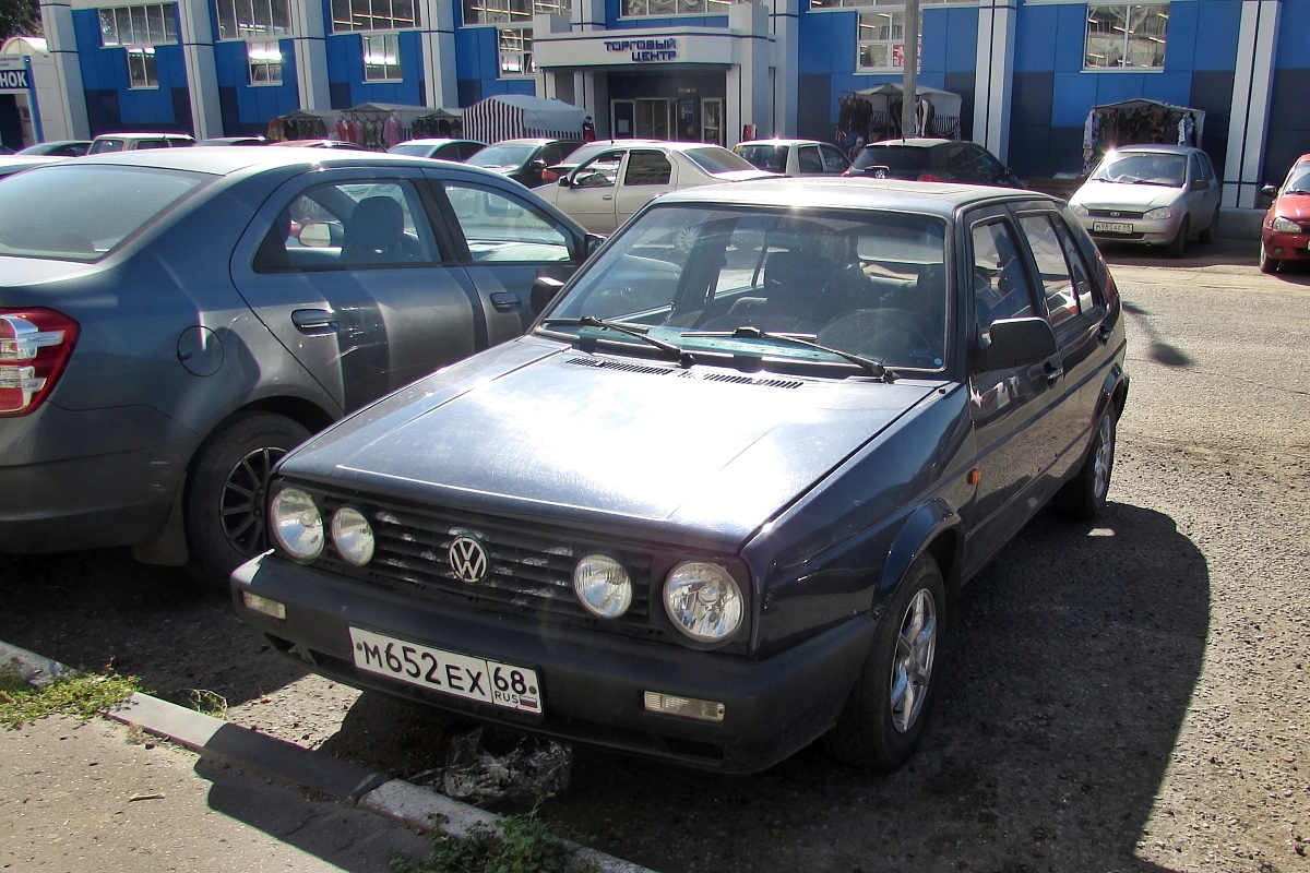 Тамбовская область, № М 652 ЕХ 68 — Volkswagen Golf (Typ 19) '83-92