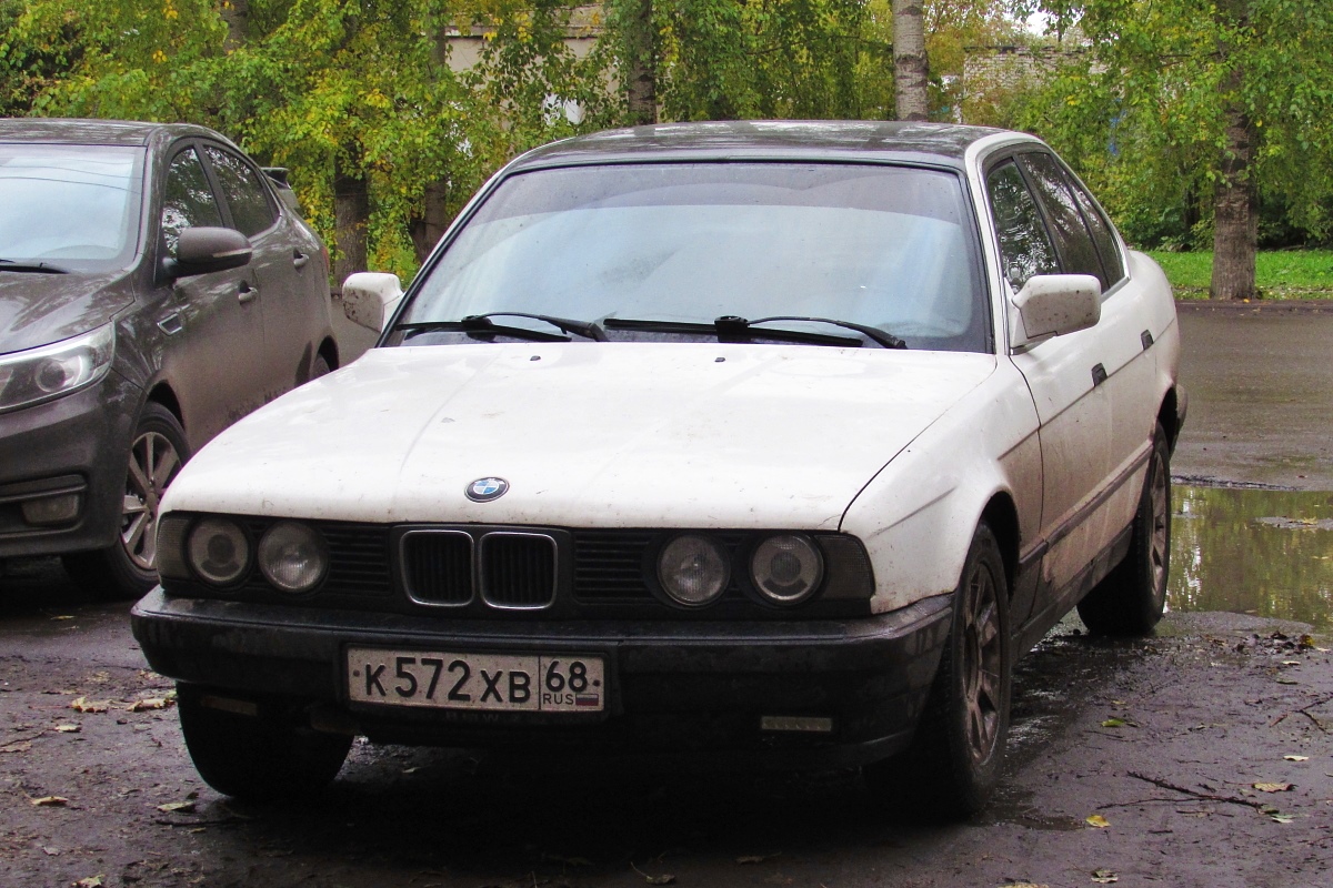 Тамбовская область, № К 572 ХВ 68 — BMW 5 Series (E34) '87-96