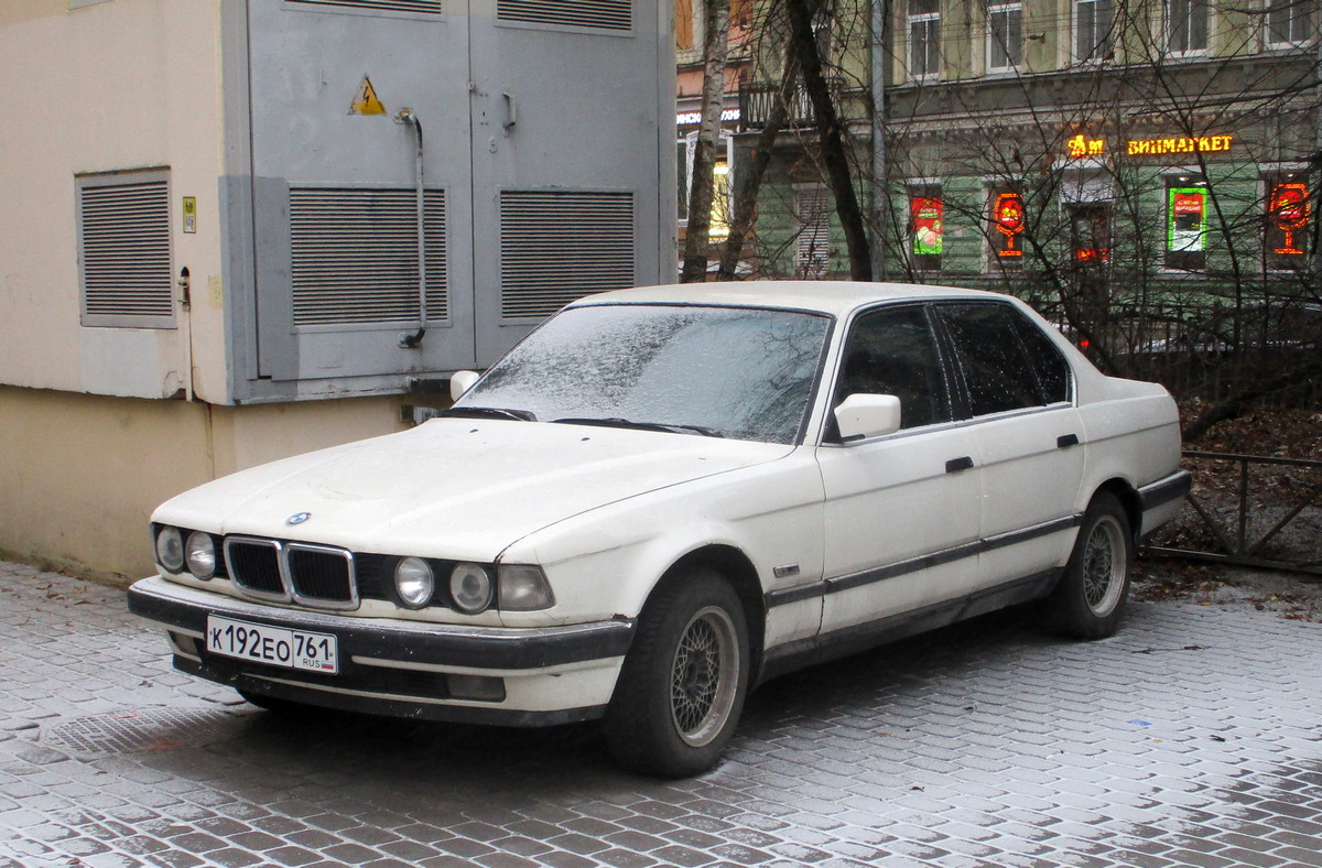 Ростовская область, № К 192 ЕО 761 — BMW 7 Series (E32) '86-94