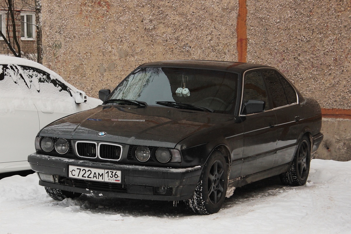 Воронежская область, № С 722 АМ 136 — BMW 5 Series (E34) '87-96