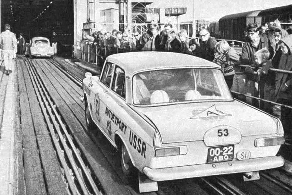 Москва, № 00-22 АВО — Москвич-412ИЭ '69-75; Дания — Исторические фотографии