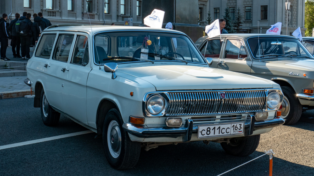 Самарская область, № С 811 СС 163 — ГАЗ-24-02 Волга '72-87; Самарская область — Ретро-парад в честь Дня Города 12 сентября 2021 г.