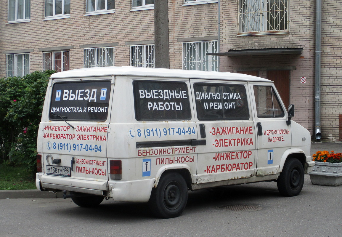 Санкт-Петербург, № М 138 ТУ 198 — FIAT Ducato (1G) '81-90