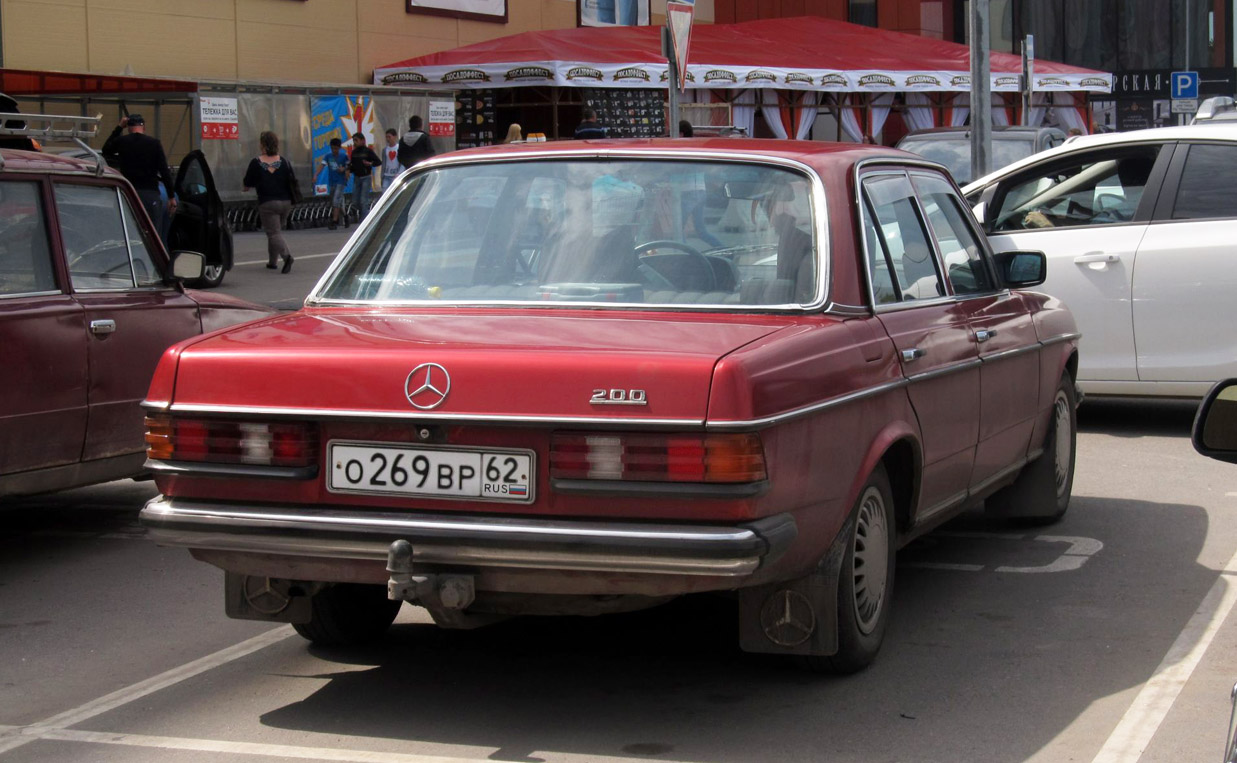 Рязанская область, № О 269 ВР 62 — Mercedes-Benz (W123) '76-86