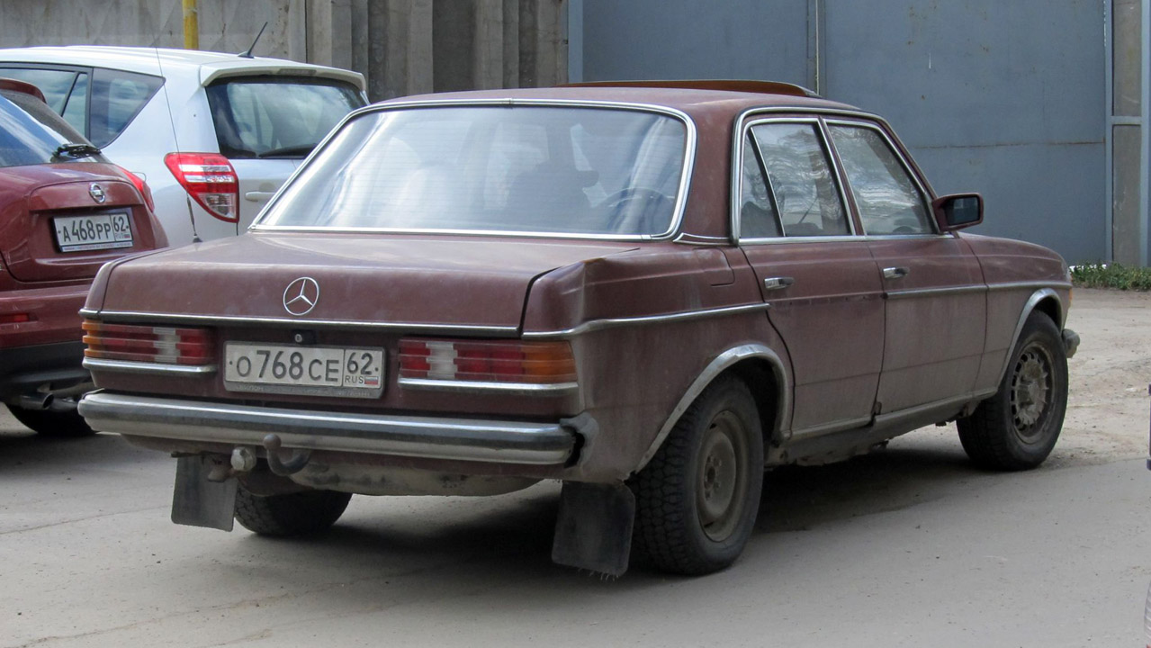 Рязанская область, № О 768 СЕ 62 — Mercedes-Benz (W123) '76-86