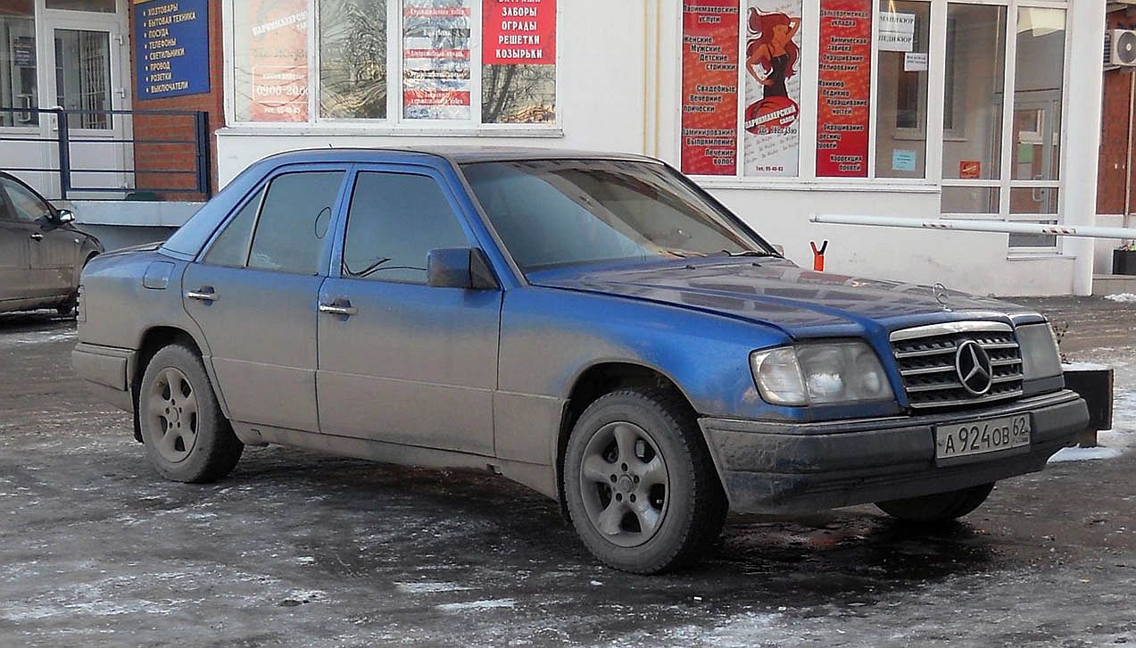 Рязанская область, № А 924 ОВ 62 — Mercedes-Benz (W124) '84-96