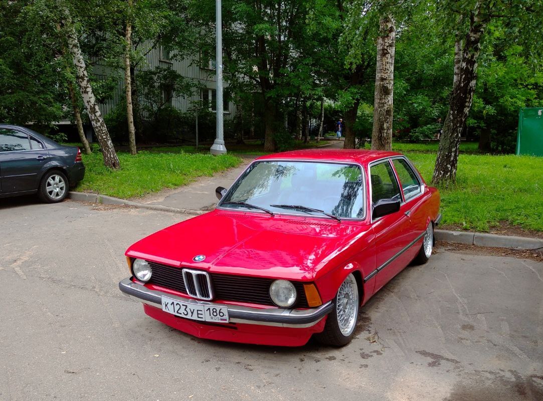 Москва, № К 123 УЕ 186 — BMW 3 Series (E21) '75-82; Ханты-Мансийский автоном.округ — Вне региона