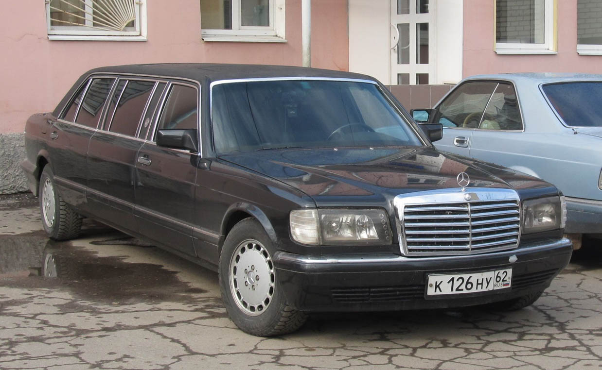 Рязанская область, № К 126 НУ 62 — Mercedes-Benz (W126) '79-91