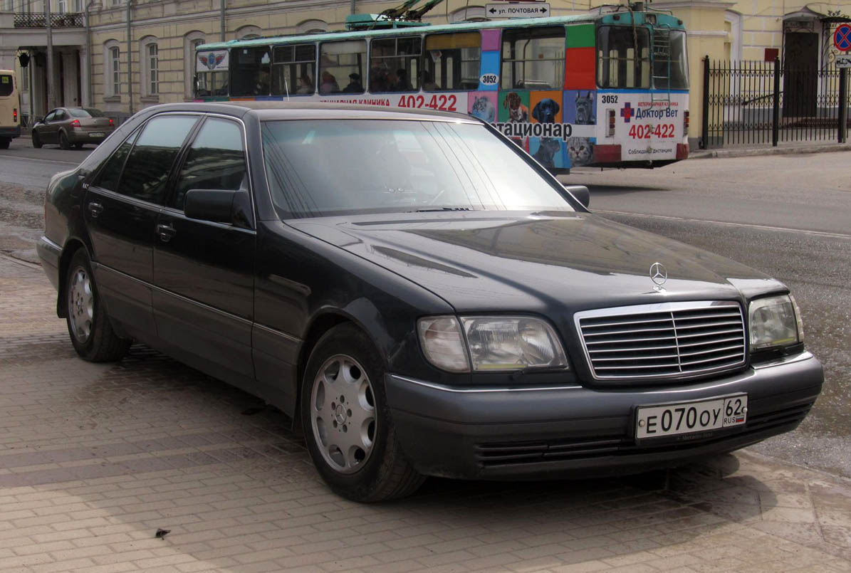 Рязанская область, № Е 070 ОУ 62 — Mercedes-Benz (W140) '91-98