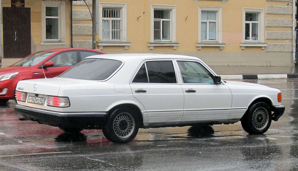 Рязанская область, № У 143 РО 62 — Mercedes-Benz (W126) '79-91