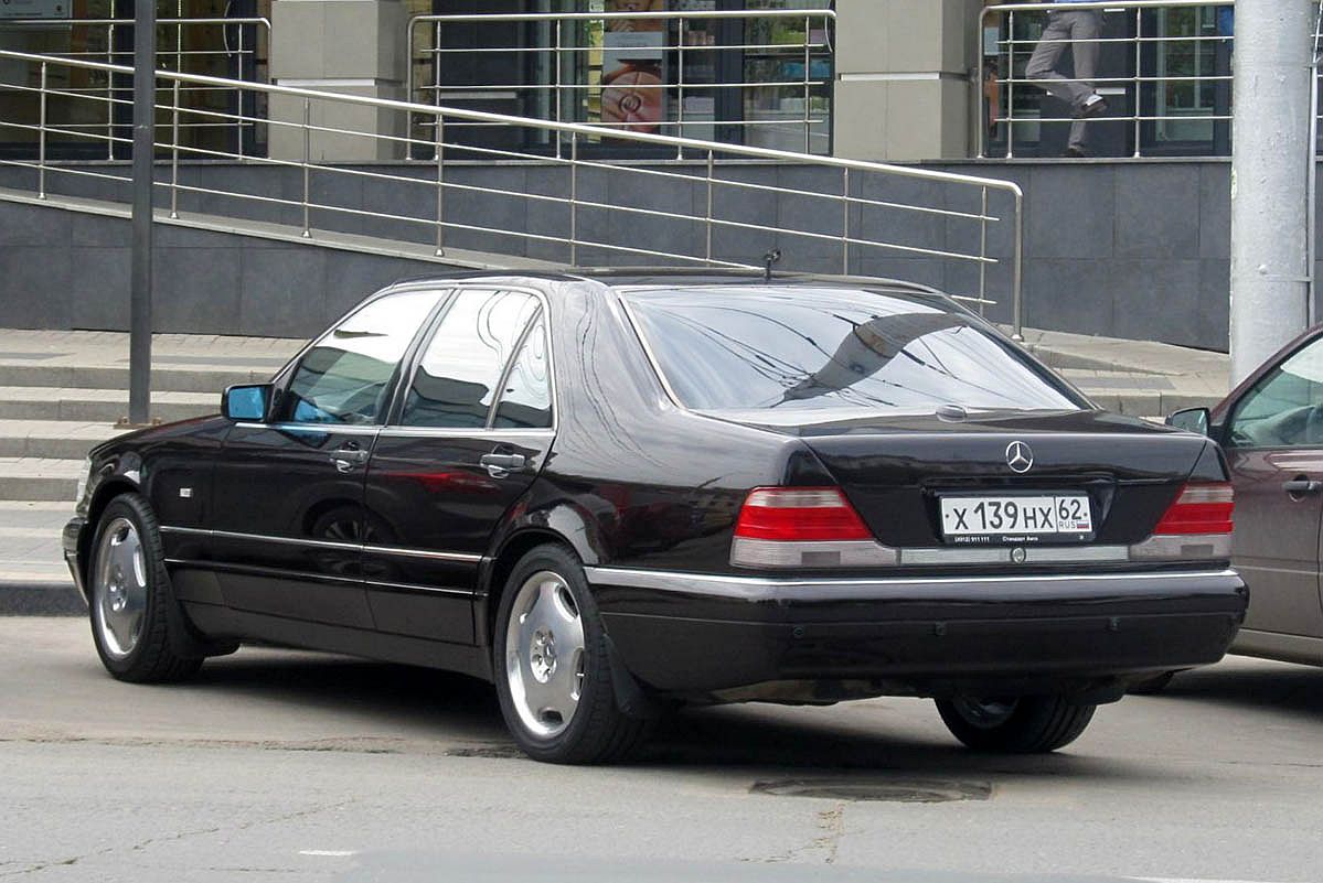 Рязанская область, № Х 139 НХ 62 — Mercedes-Benz (W140) '91-98
