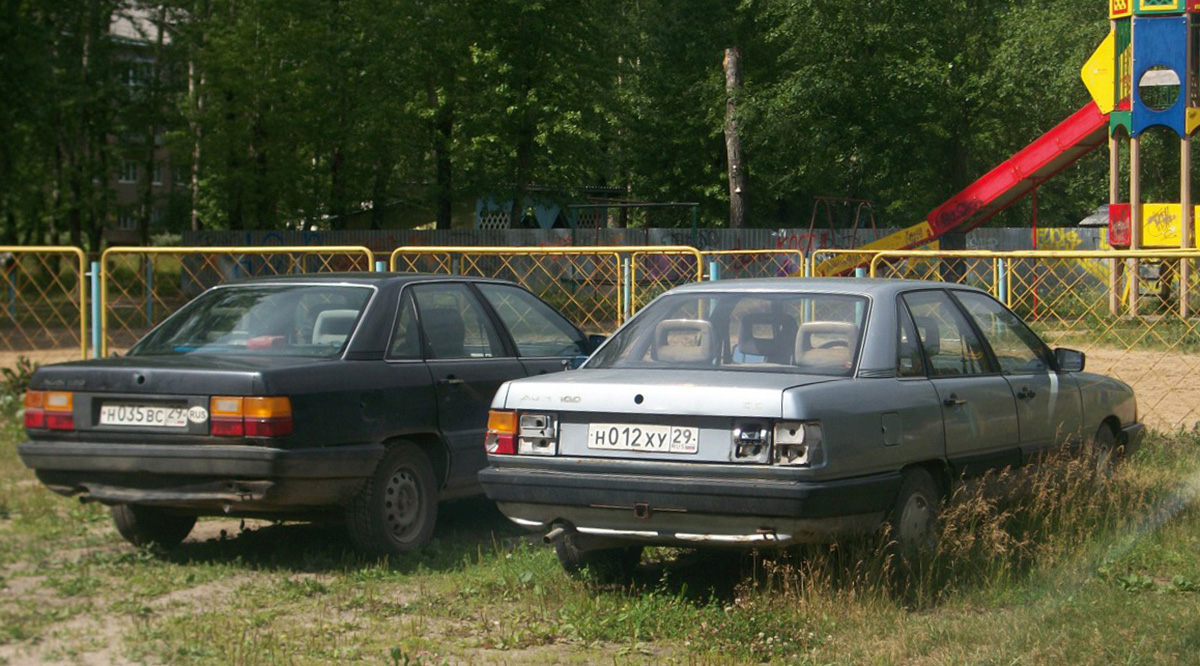 Архангельская область, № Н 035 ВС 29 — Audi 100 (C3) '82-91; Архангельская область, № Н 012 ХУ 29 — Audi 100 (C3) '82-91