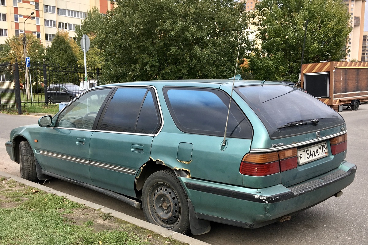 Санкт-Петербург, № Р 754 ХК 178 — Honda Accord (4G) '89-93