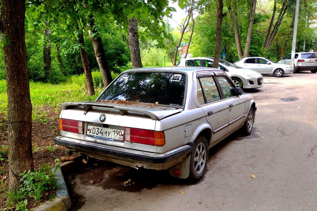 Московская область, № Х 034 МУ 190 — BMW 3 Series (E30) '82-94