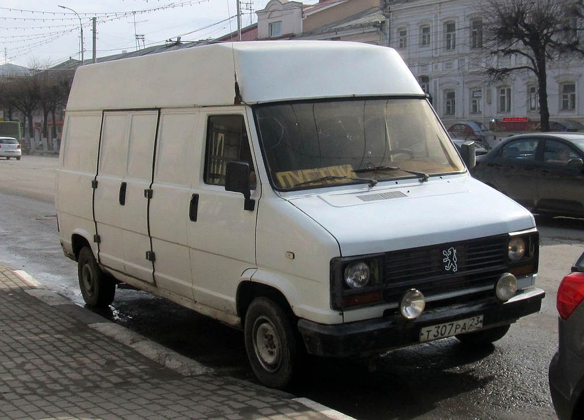 Краснодарский край, № Т 307 РА 23 — Peugeot J5 '81-93