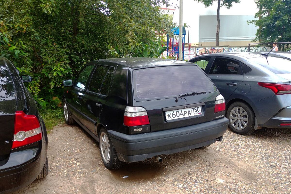 Московская область, № К 604 РА 750 — Volkswagen Golf III '91-98