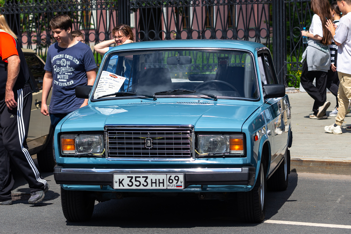 Тверская область, № К 353 НН 69 — ВАЗ-2107 '82-88; Тверская область — День города Твери 2023