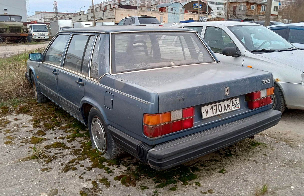 Рязанская область, № У 170 АК 62 — Volvo 740 '84-92