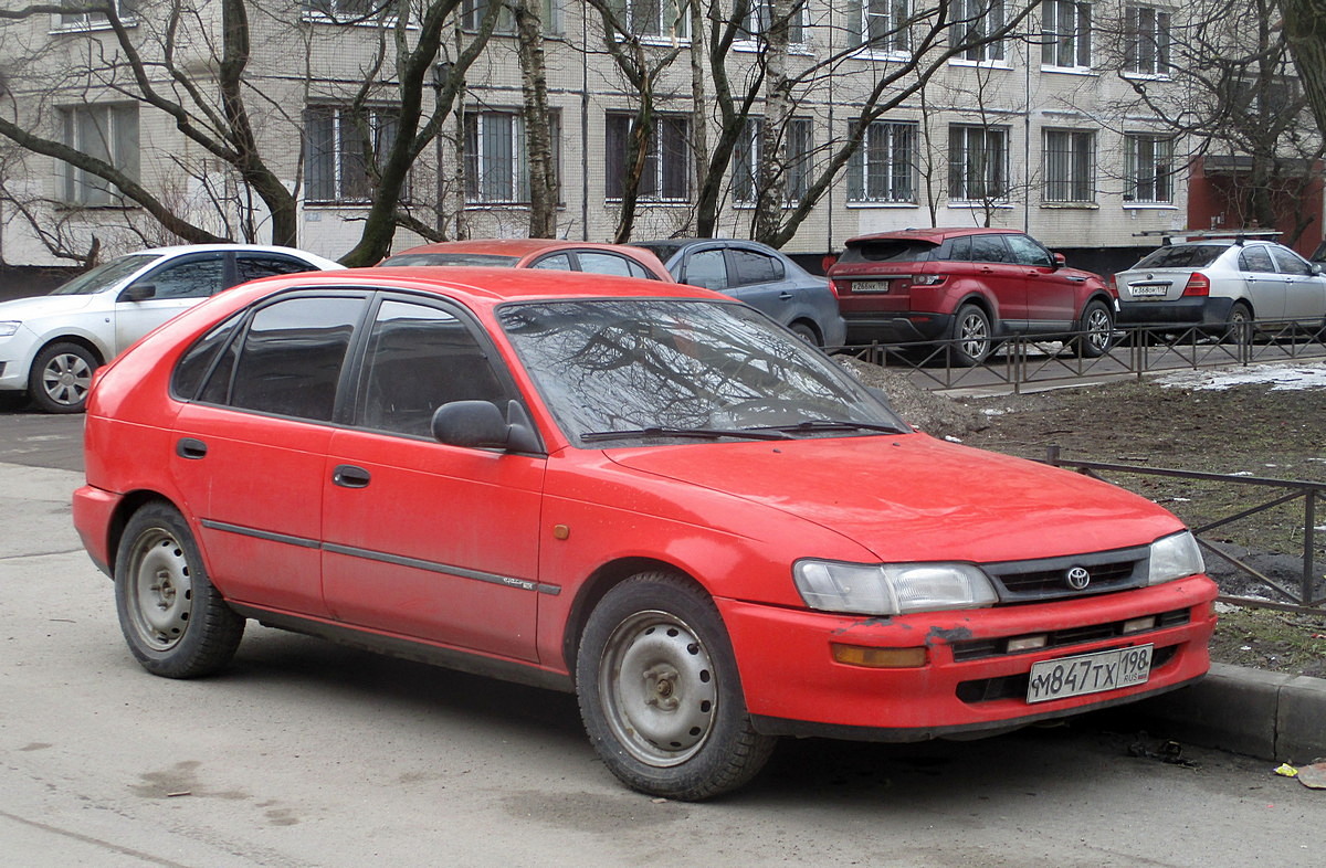 Санкт-Петербург, № М 847 ТХ 198 — Toyota Corolla (E100) '91-02