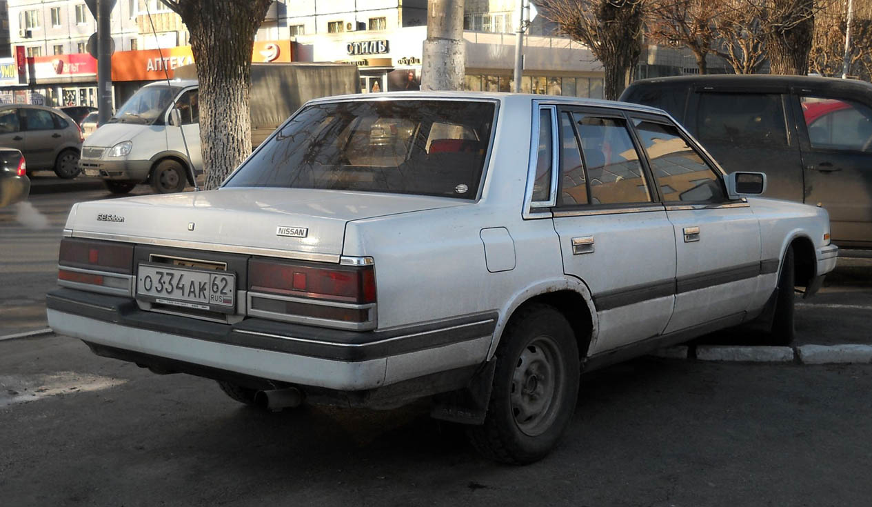 Рязанская область, № О 334 АК 62 — Nissan Laurel (C32) '84-93