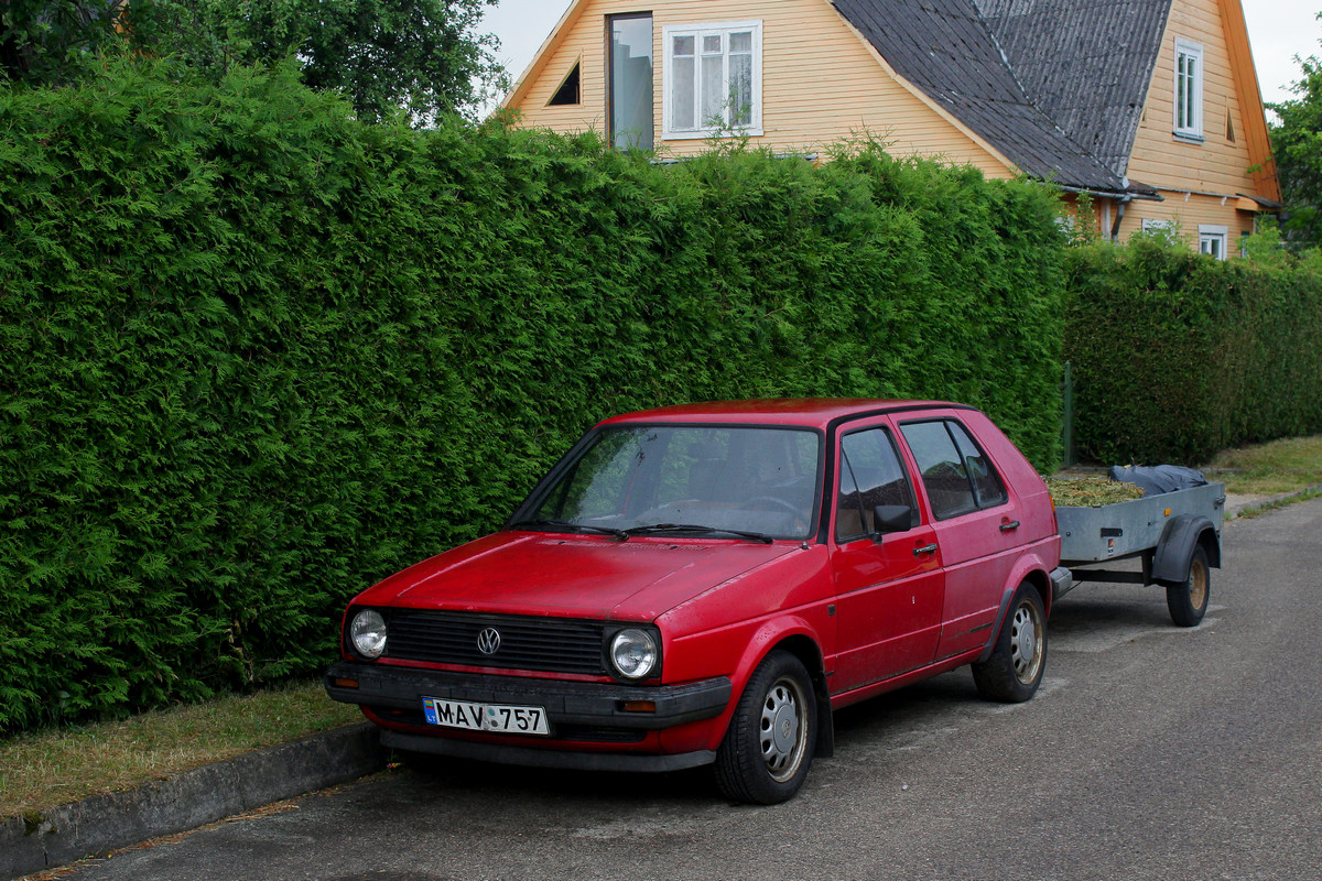 Литва, № MAV 757 — Volkswagen Golf (Typ 19) '83-92